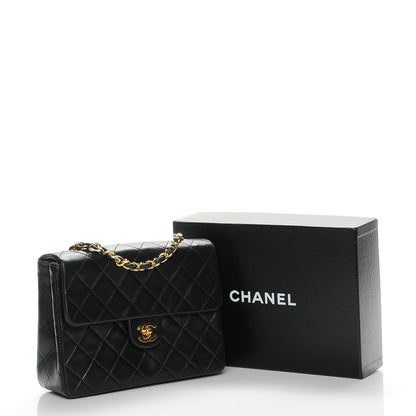 Chanel Lambskin Quilted Small Single Flap Black 9 of 9