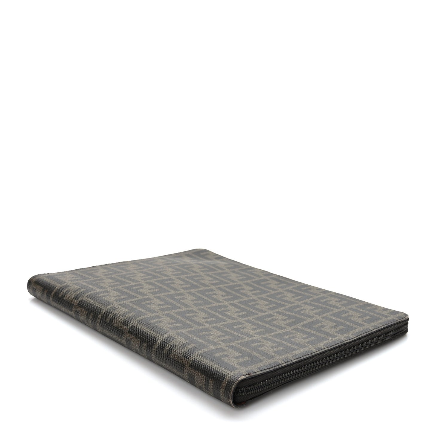 Zucca Spalmati Zip Around Document Holder Tobacco
