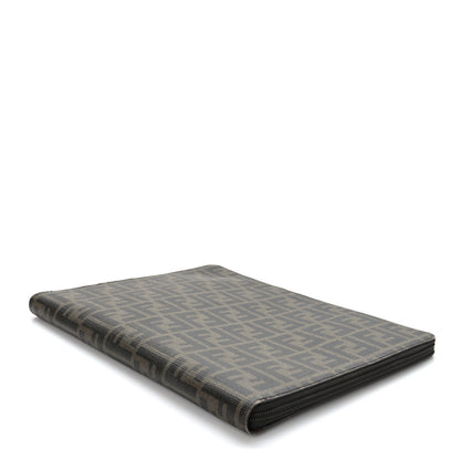 Fendi Zucca Spalmati Zip Around Document Holder Tobacco 5 of 7