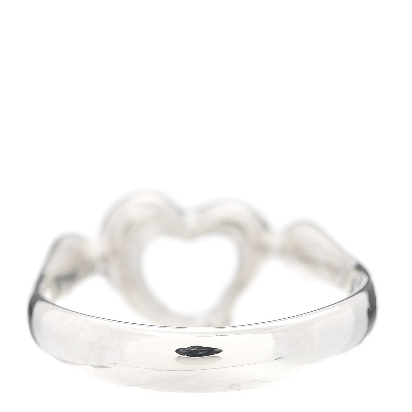 Sterling Silver Elsa Peretti Open Heart Ring 50 5.5