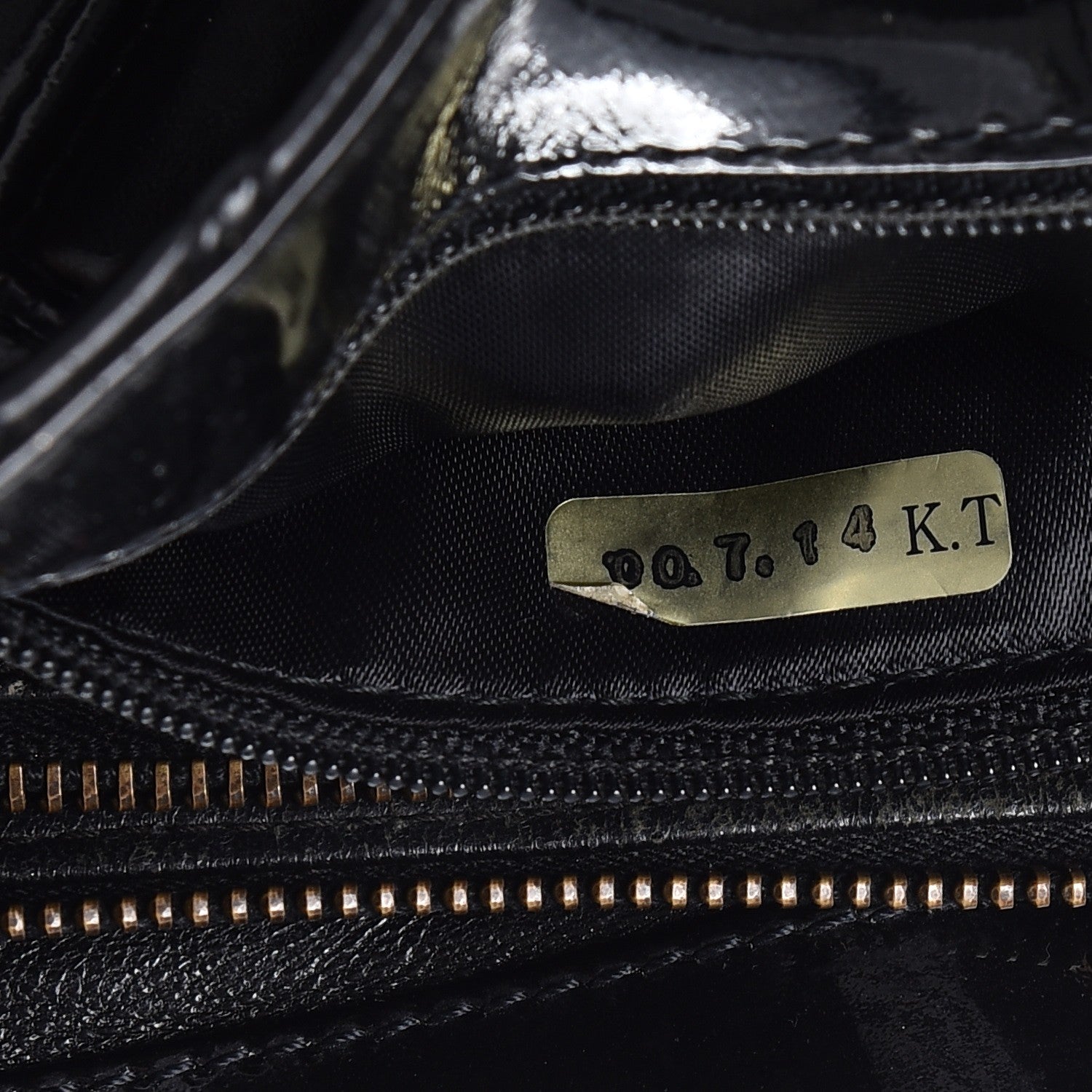 Chanel Patent Diamond Stitched Shoulder Bag Black 8 of 11