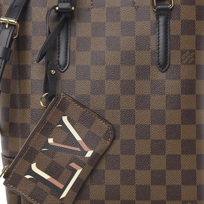 Louis Vuitton Damier Ebene Belmont PM Black 8 of 8