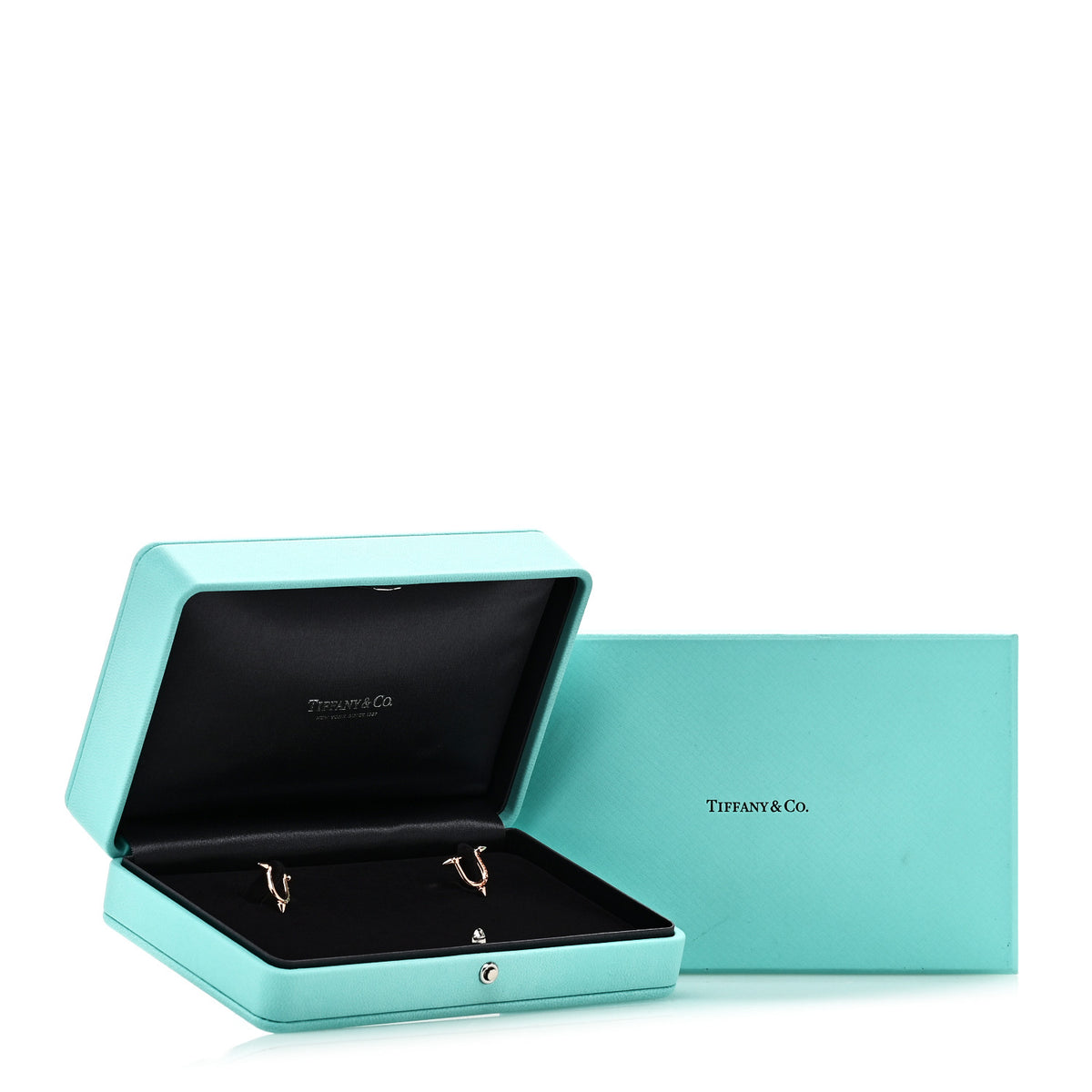 X PHARRELL 18K Rose Gold Diamond Small Titan Earrings