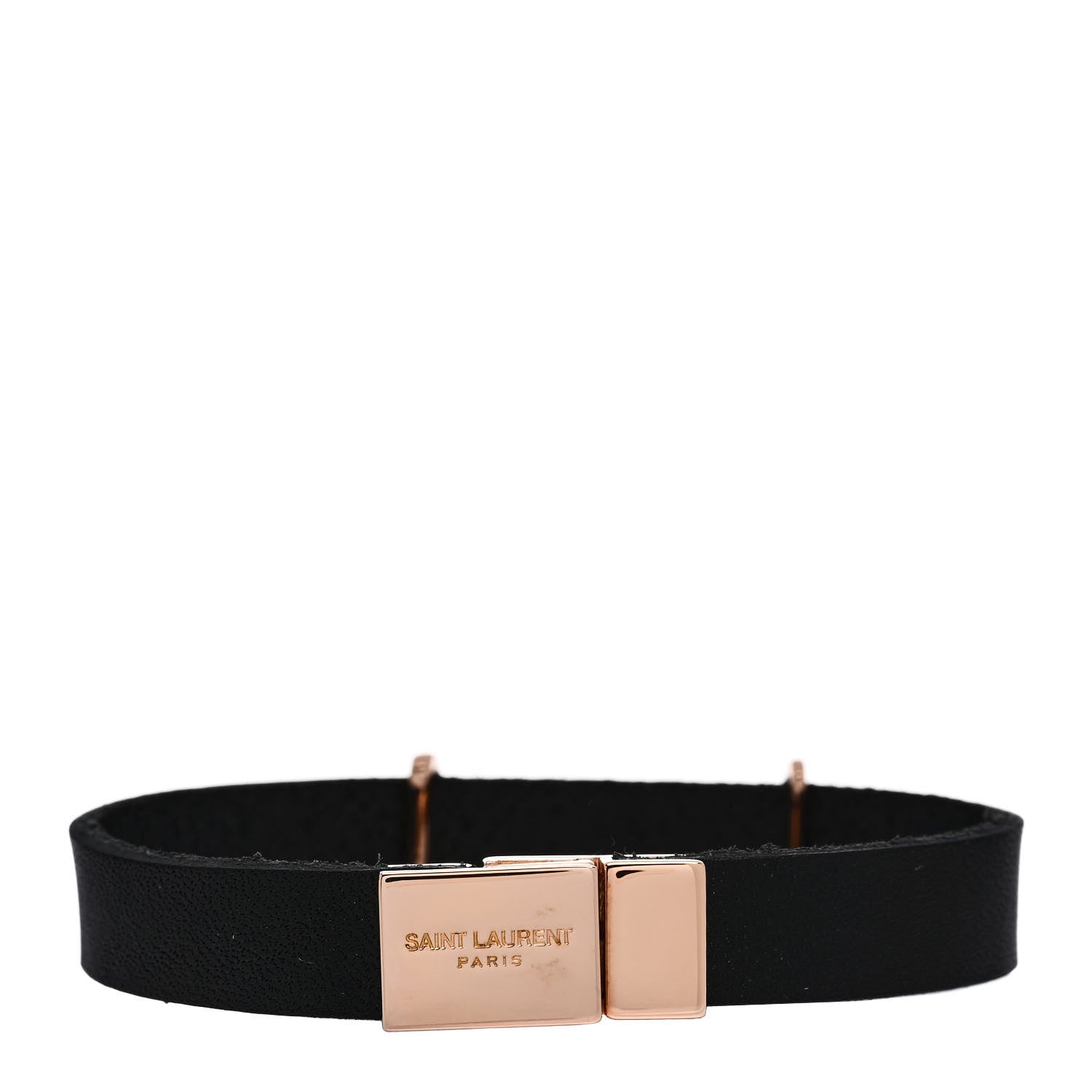 Saint Laurent Calfskin Opyum Bracelet S Black 3 of 5