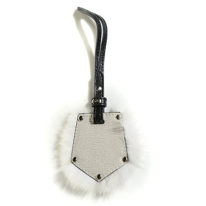 Fendi Vitello Elite Fox Fur 2Jours Bag Charm 4 of 4