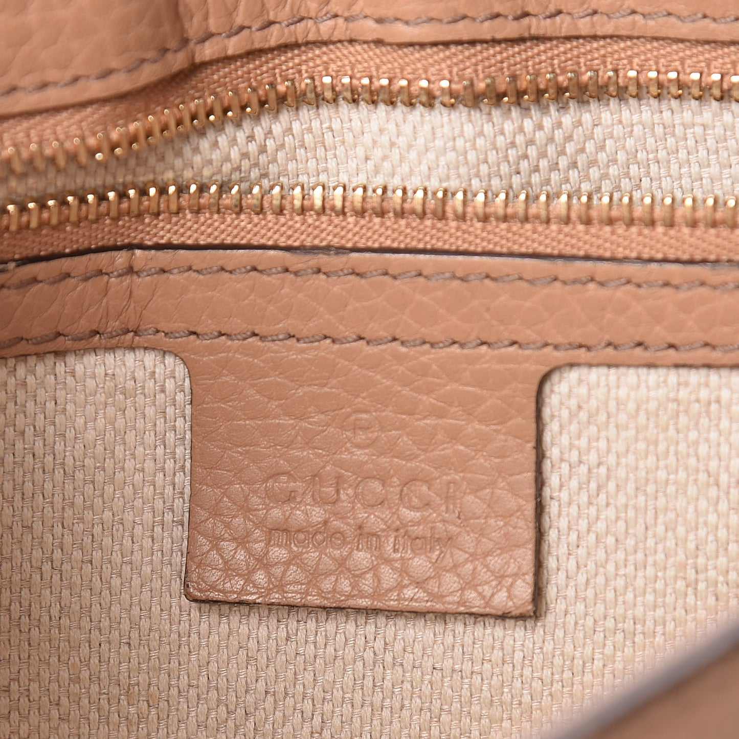 Pebbled Calfskin Medium Soho Flap Crossbody Camelia
