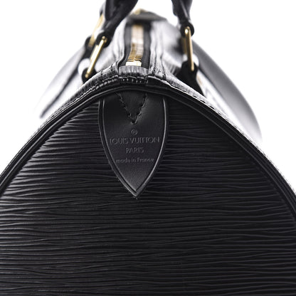 Louis Vuitton Epi Speedy 25 Black 12 of 12