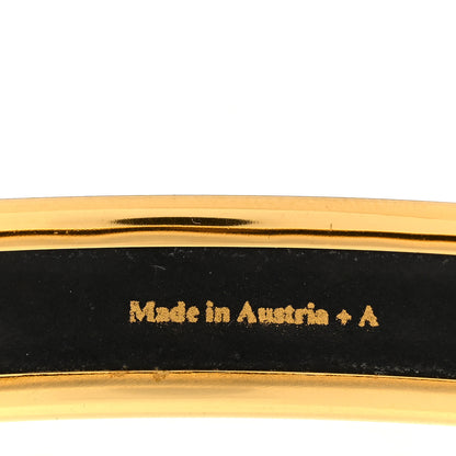 Hermes Enamel Printed Narrow Bracelet 70 5 of 5