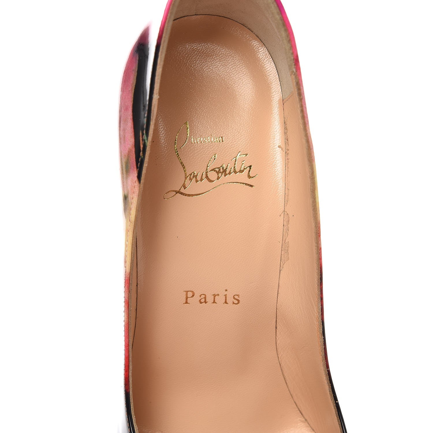 Christian Louboutin Patent Tie and Dye Pigalle Follies 100 Pumps 37.5 Multicolor 7 of 7
