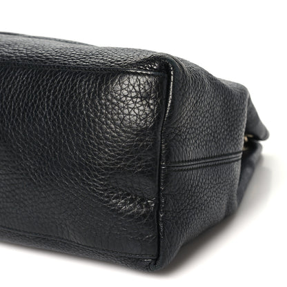 Gucci Pebbled Calfskin Medium Soho Chain Shoulder Bag Black 10 of 11