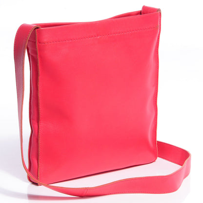 Hermes Milo Lambskin Clou De Selle Pouch Rose Tyrien 5 of 12