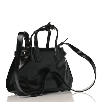 Burberry Soft Calfskin Small Banner Tote Black 3 of 9