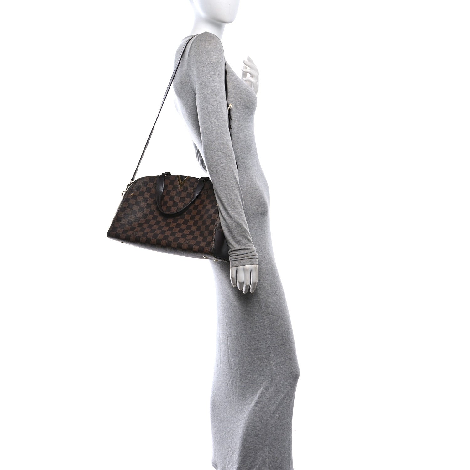 Louis Vuitton Damier Ebene Kensington Bowling Bag 2 of 10