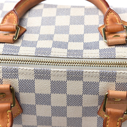 Louis Vuitton Damier Azur Speedy 30 16 of 19