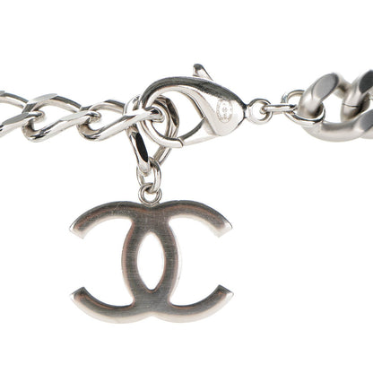 Chanel CC Chain Link Necklace Silver 4 of 4