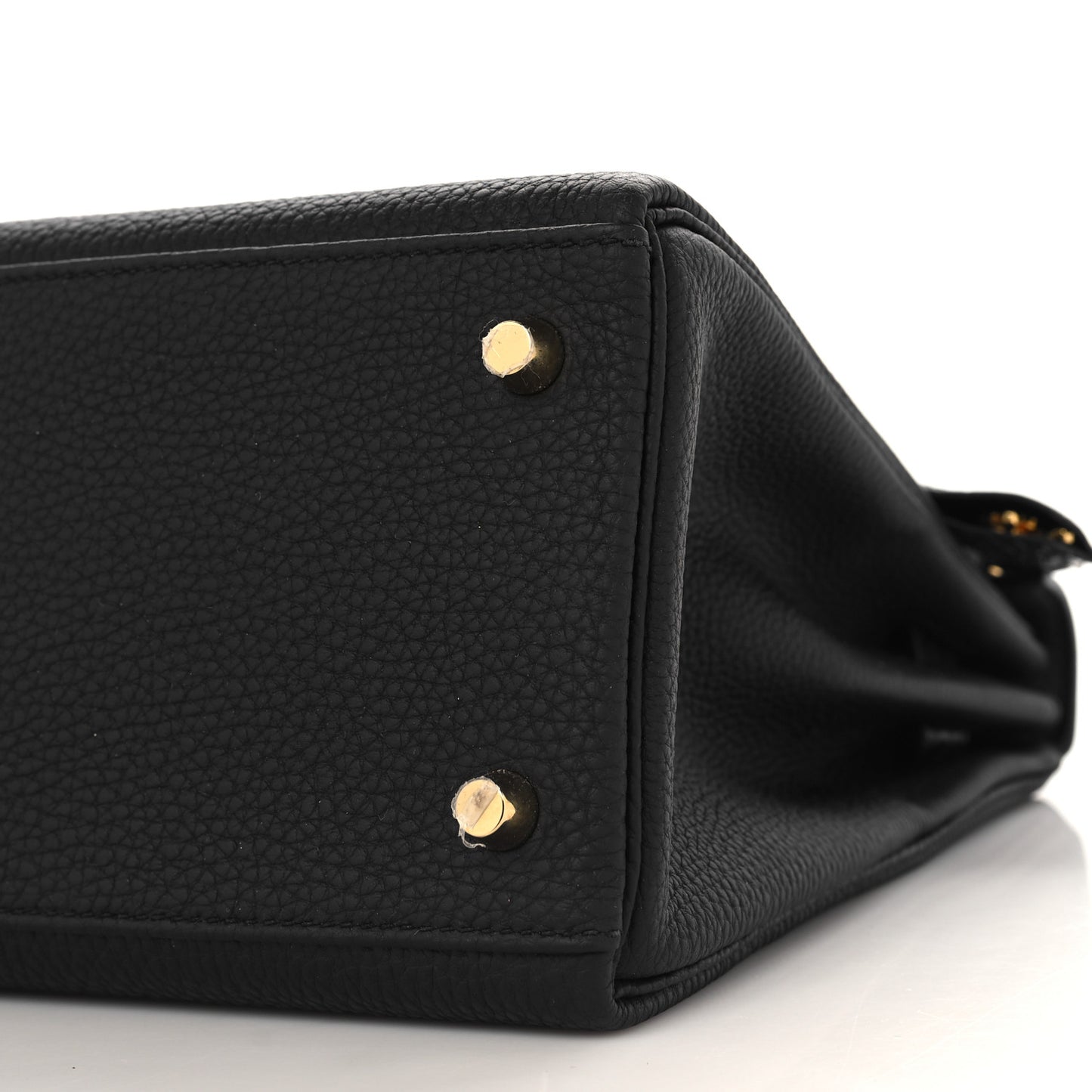 Togo Matte Porosus Crocodile Kelly Retourne Touch 28 Black