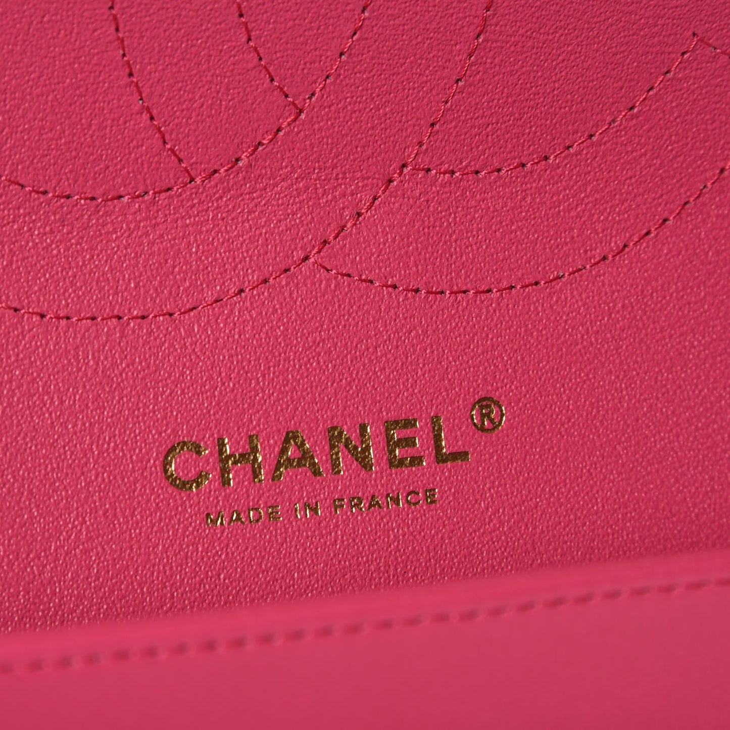Lambskin Quilted Jumbo Double Flap Fuchsia