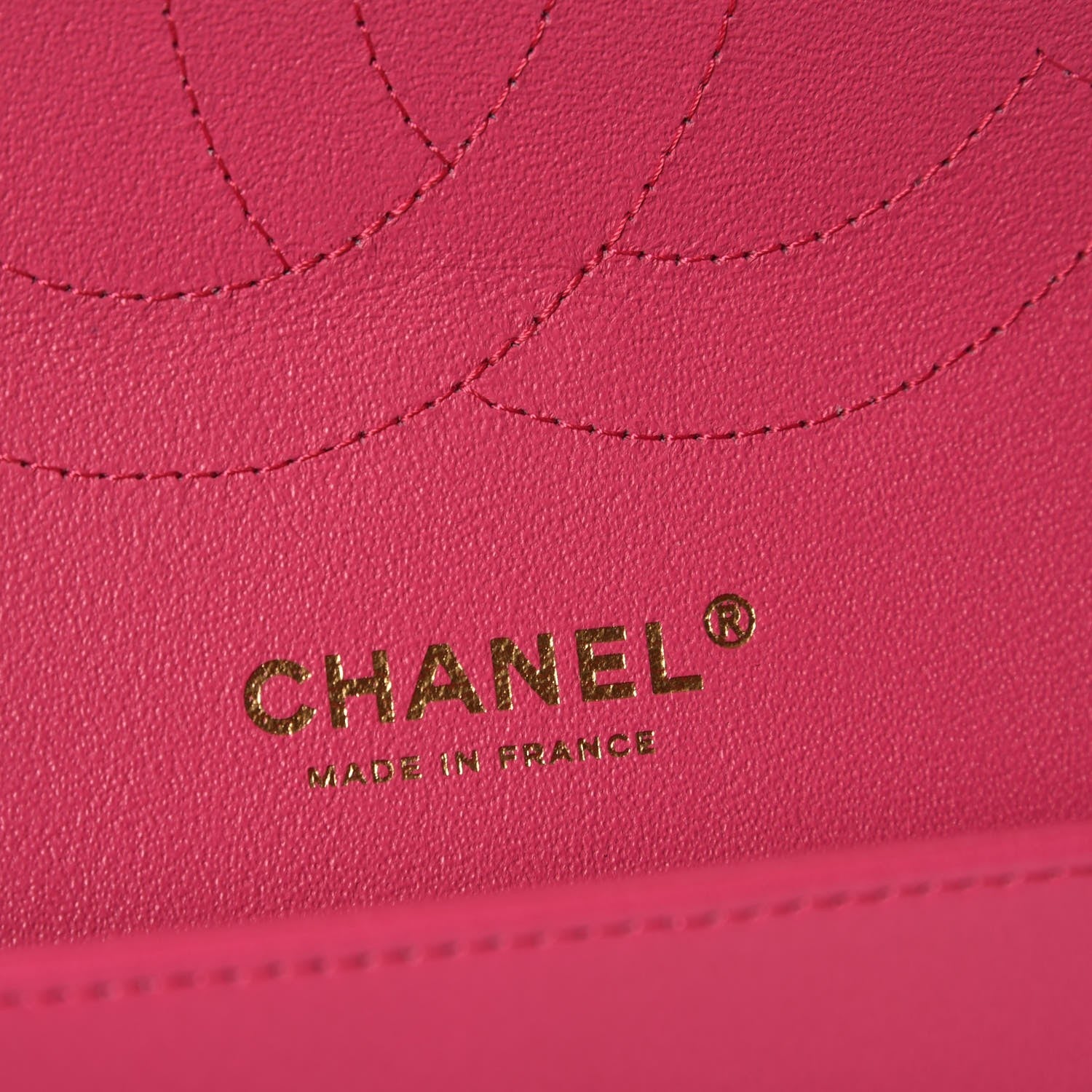 Chanel Lambskin Quilted Jumbo Double Flap Fuchsia 5 of 8