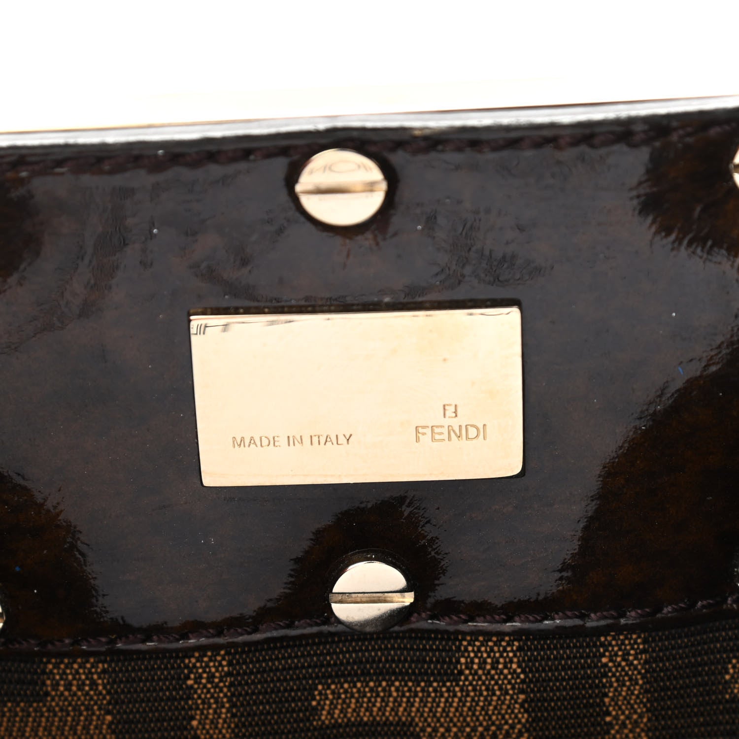 Fendi Zucca Mia Tote Tobacco 7 of 10