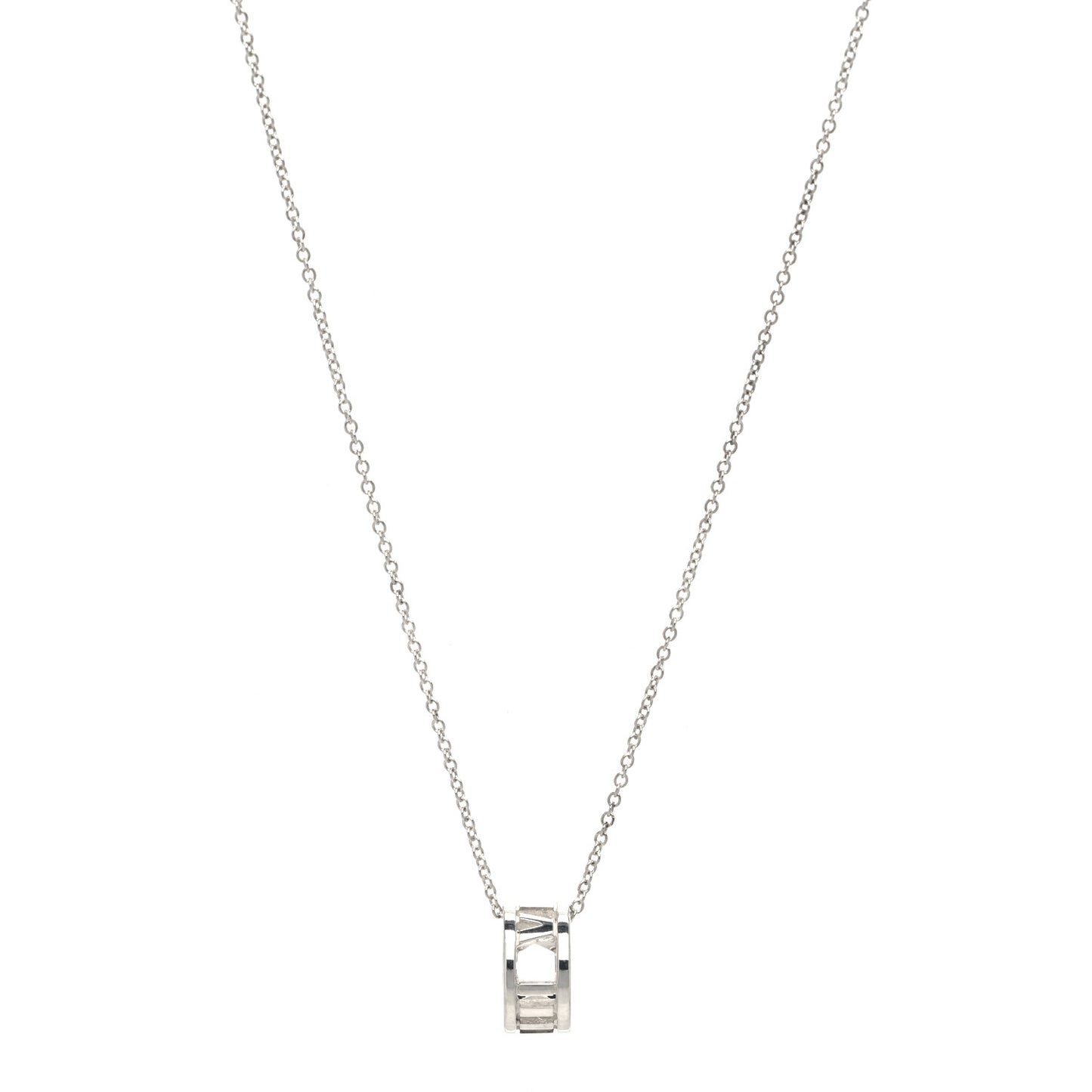 Sterling Silver Atlas Open Pendant Necklace