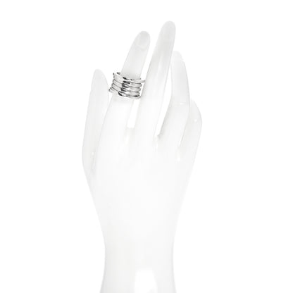 Bulgari 18K White Gold B.Zero1 Five-Band Ring 52 6 2 of 6