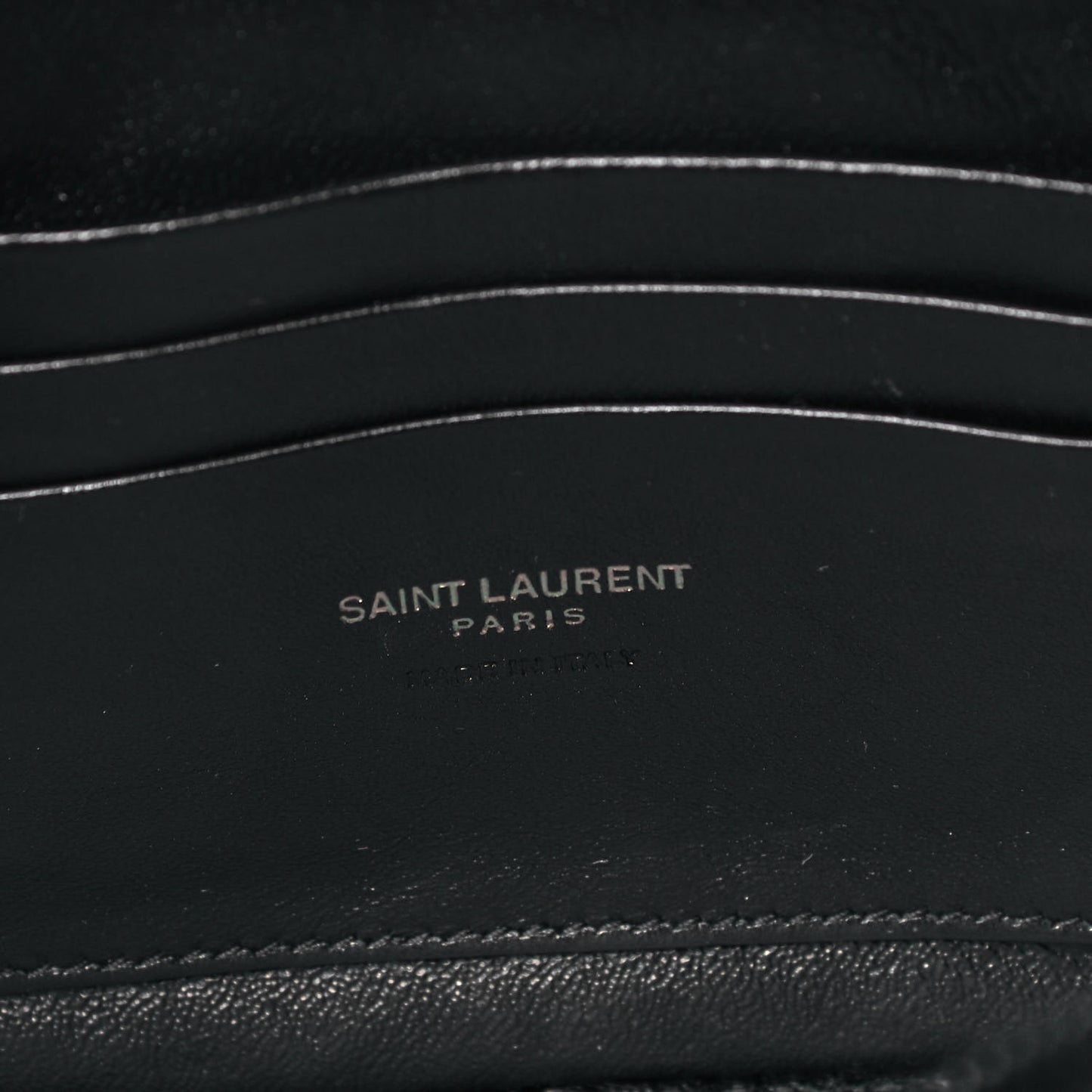 Grain De Poudre Matelasse Monogram Mini Lou Camera Bag Black