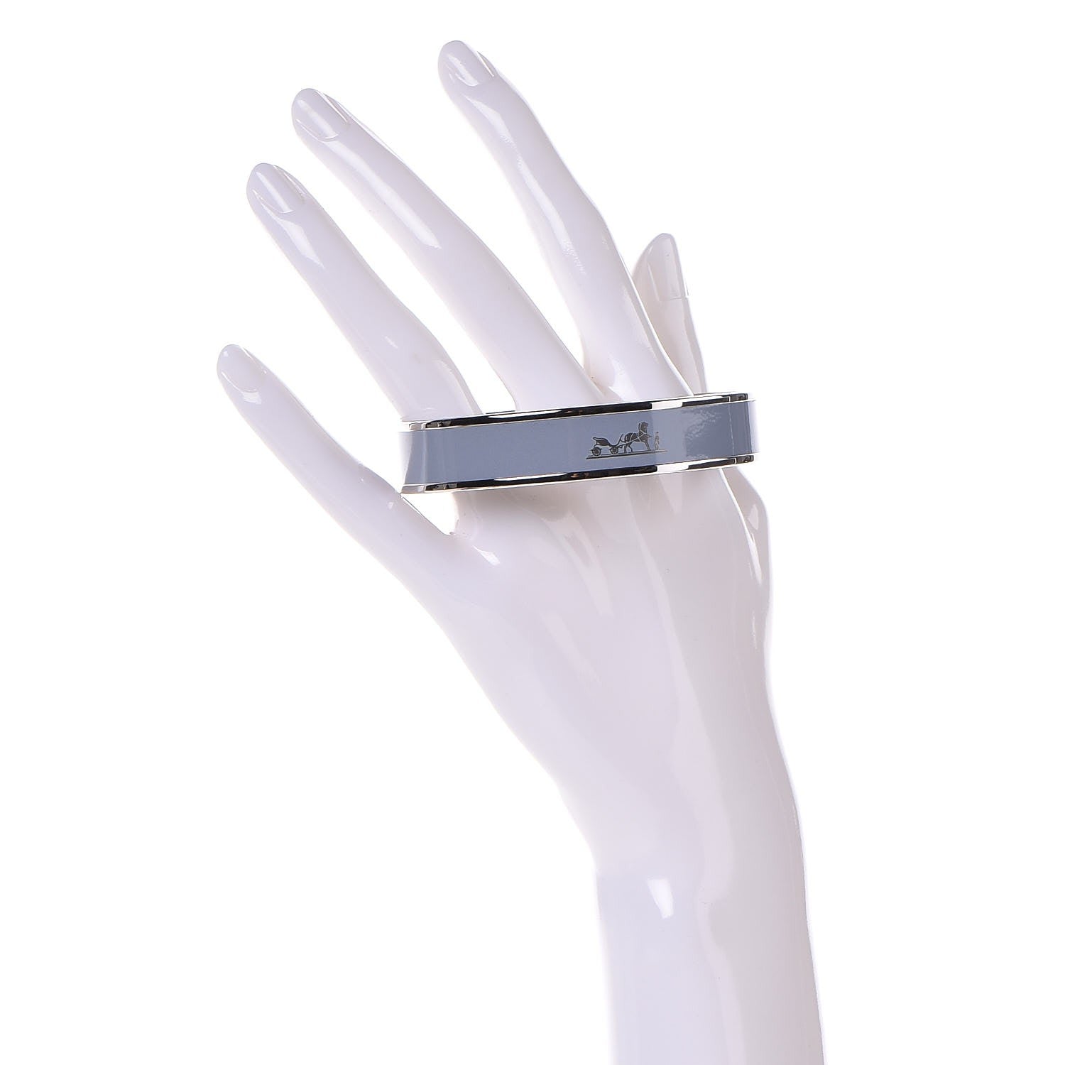 Hermes Enamel Printed Caleche Medium Bracelet 70 2 of 6