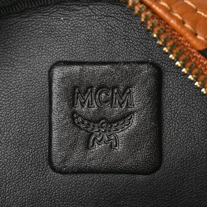 MCM Visetos Side Stud Mini Stark Backpack Cognac 7 of 10