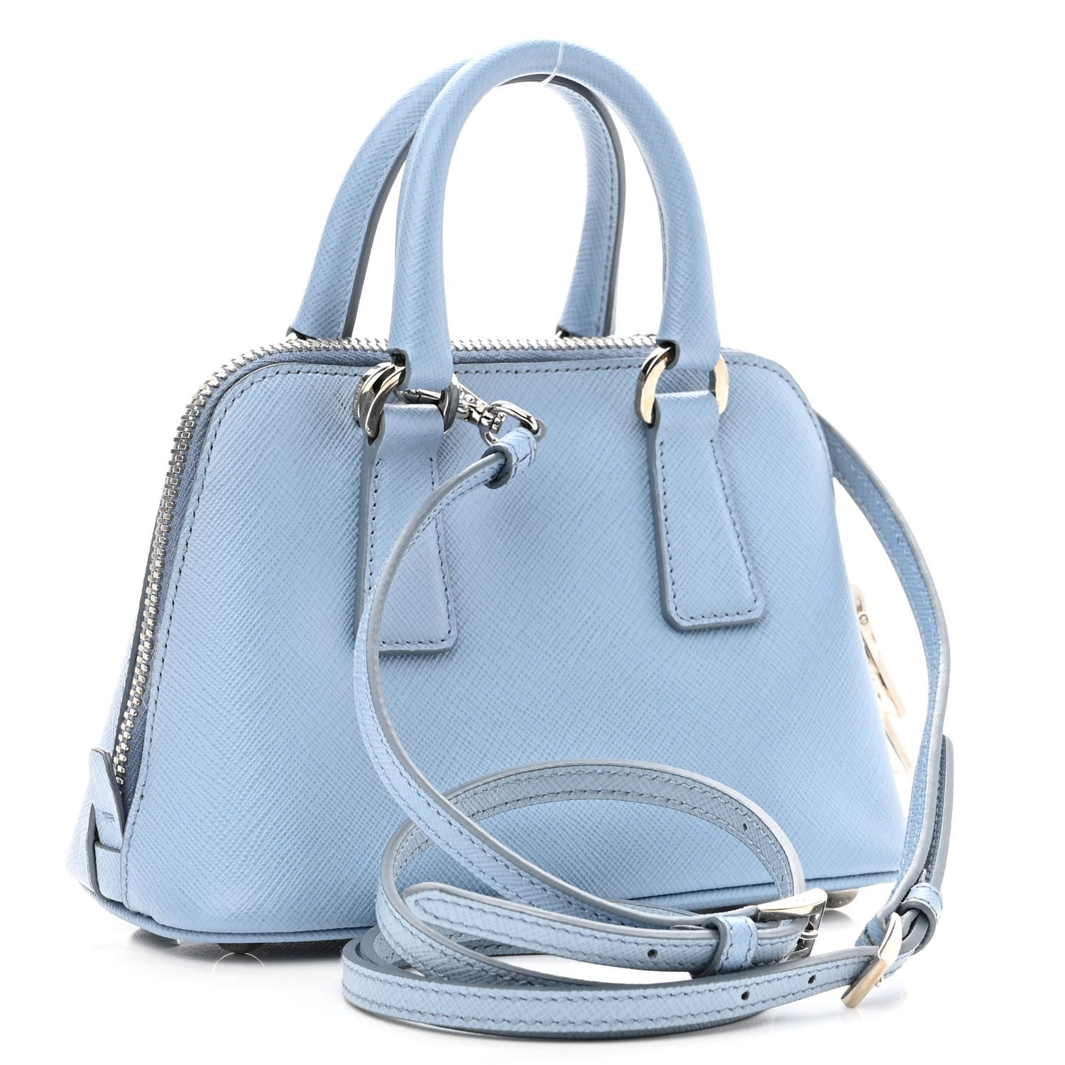 Prada Saffiano Lux Mini Promenade Tote Astrale 3 of 10