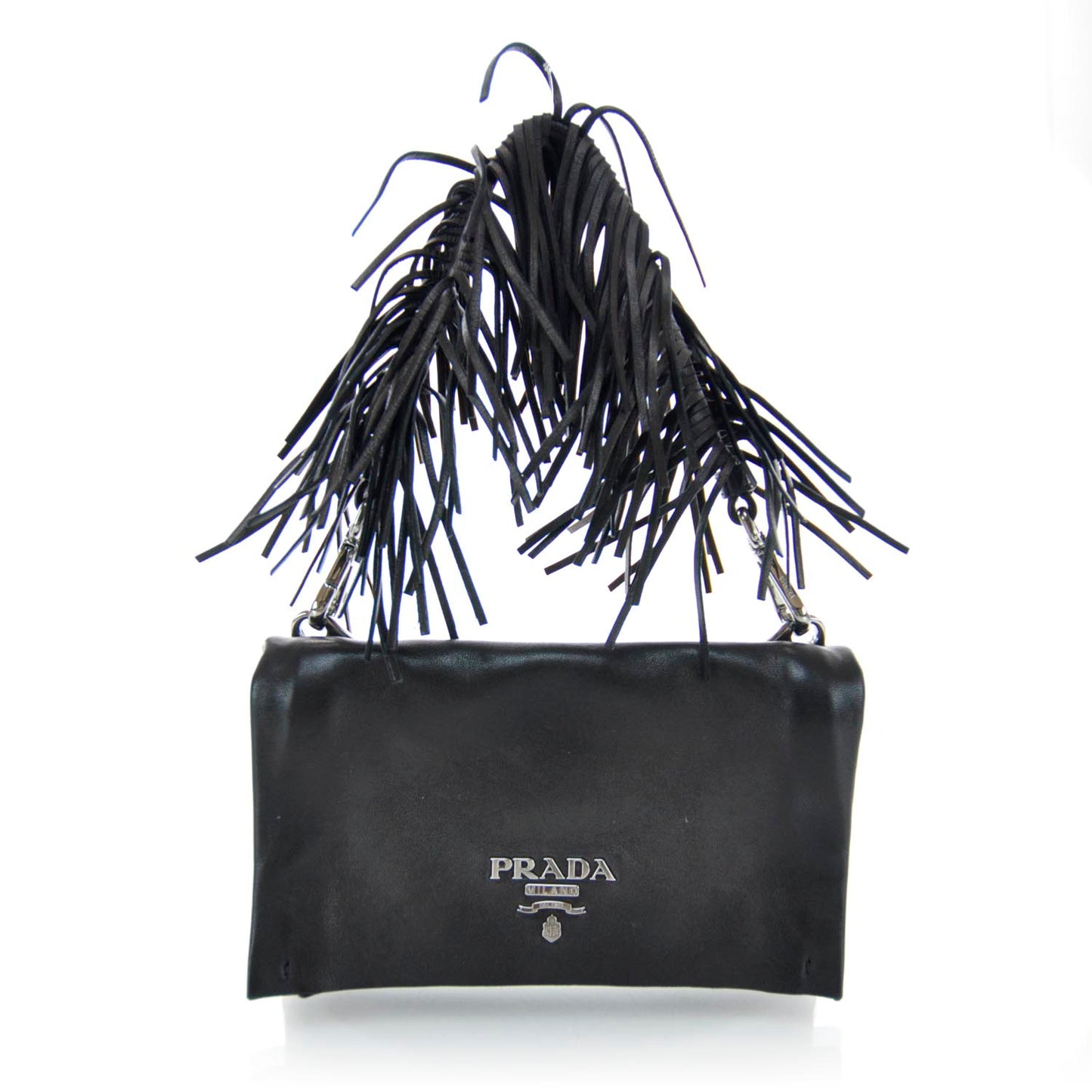 Nappa Fringe Small Bag Nero Black