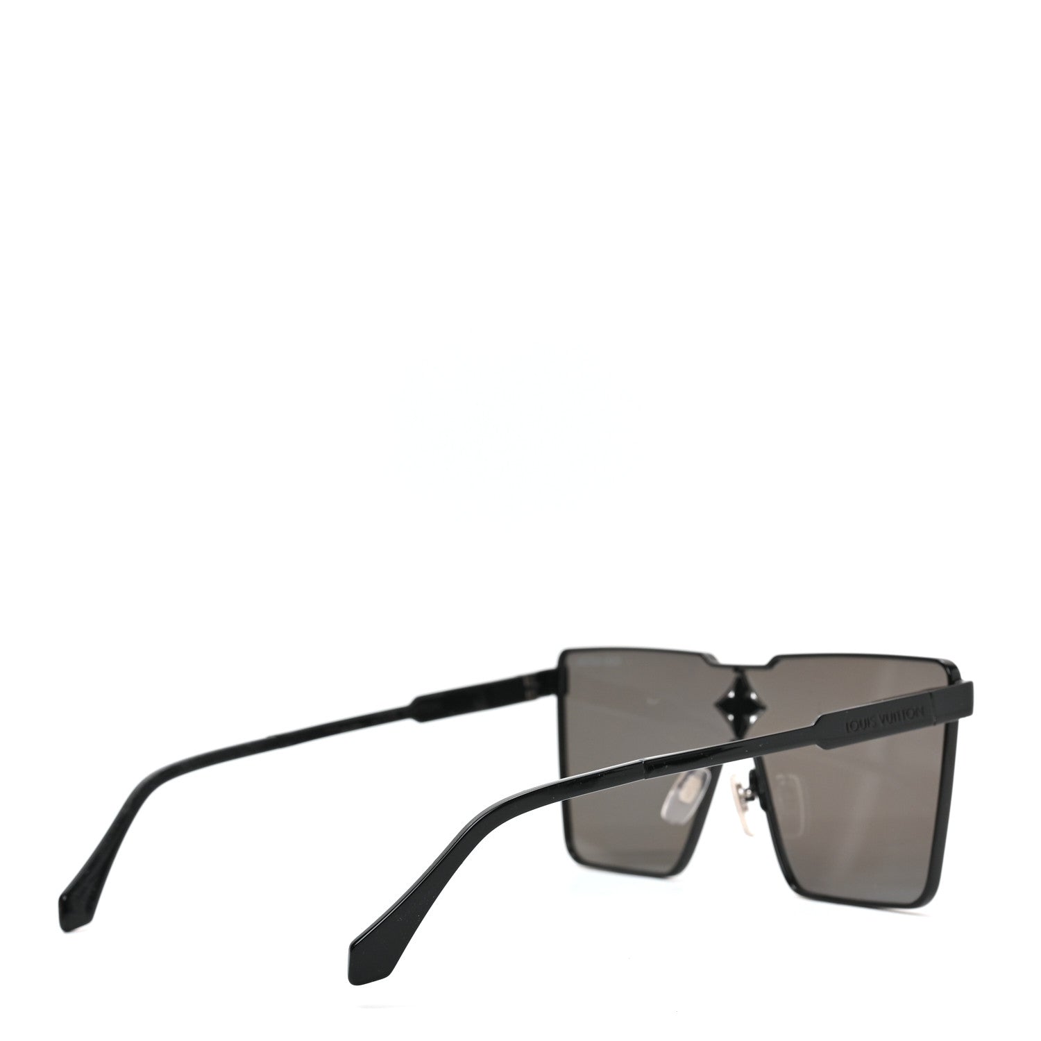 Louis Vuitton Acetate Swarovski Crystal Cyclone Sunglasses Z1899U Black 4 of 6