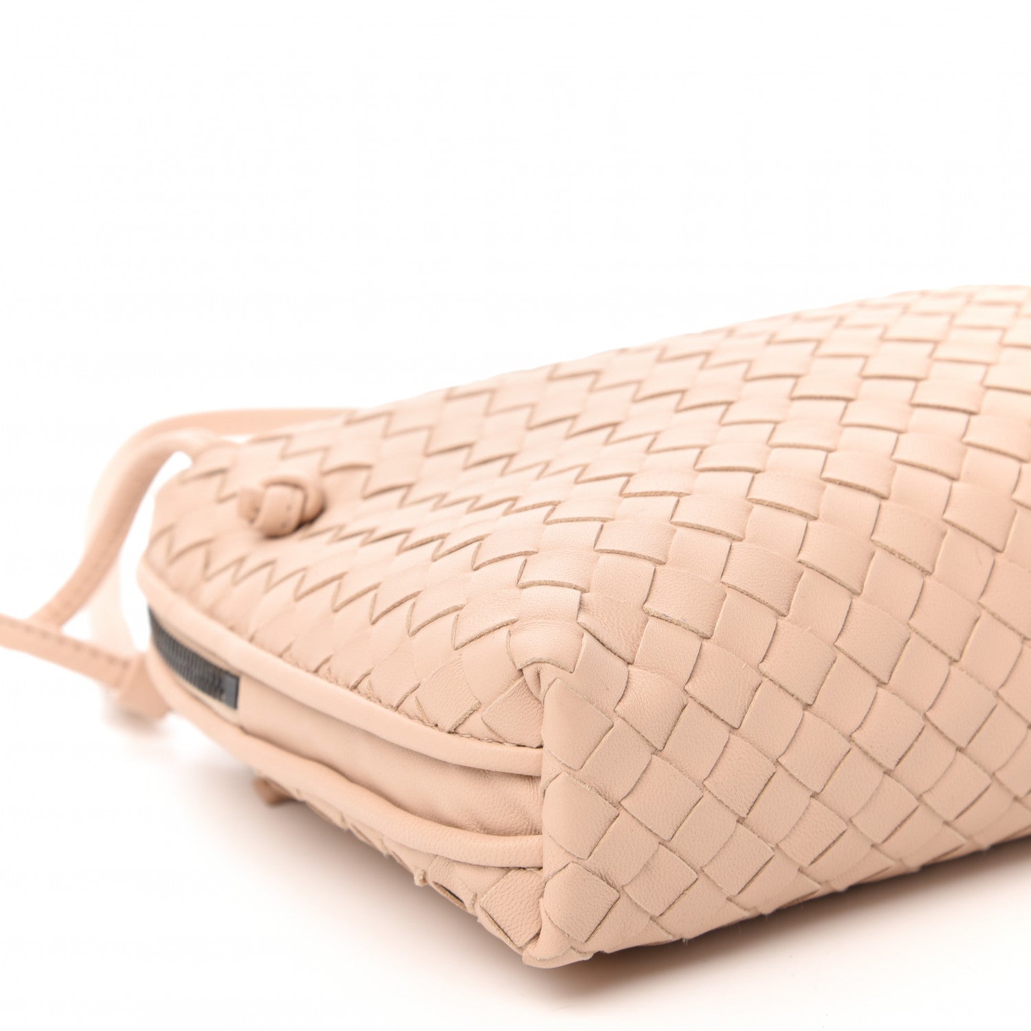 Bottega Veneta Nappa Intrecciato Nodini Crossbody Messenger Nude 6 of 10