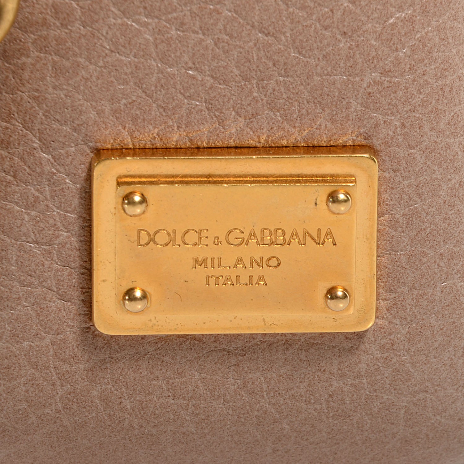 Dolce & Gabbana Deerskin Cervo Crossbody Charm Bag Beige 7 of 8