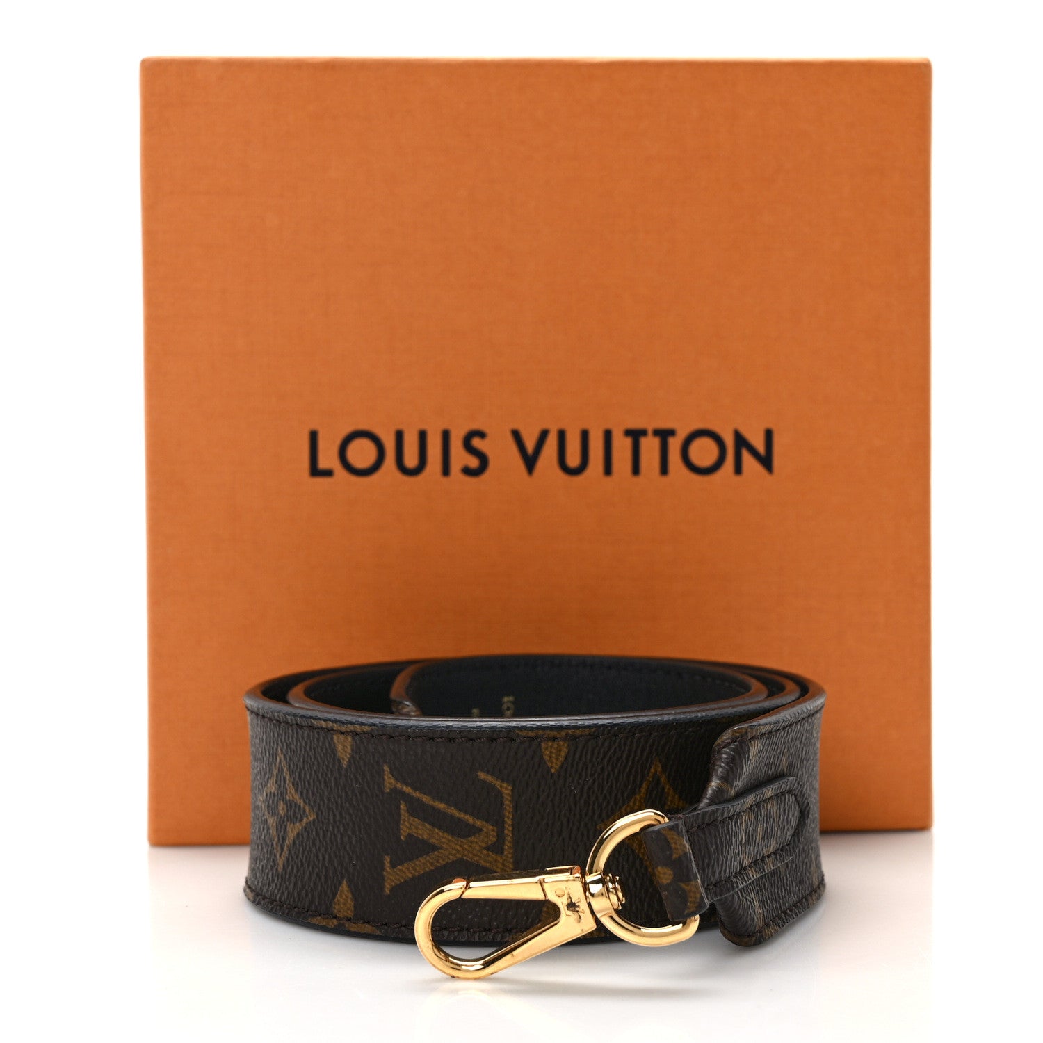 Louis Vuitton Monogram Bandouliere Shoulder Strap Black 5 of 5