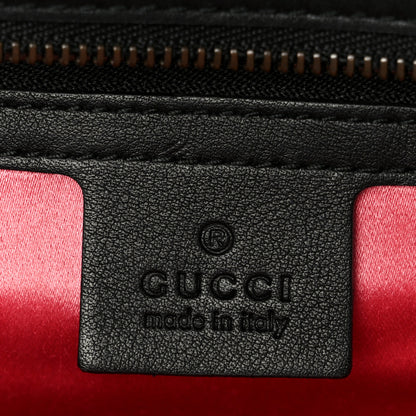 Gucci Velvet Matelasse GG Marmont Clutch Black 6 of 8
