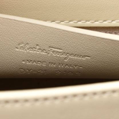 Salvatore Ferragamo Brushed Off Calfskin Small Iconic Top Handle Bag Magnolia 8 of 13