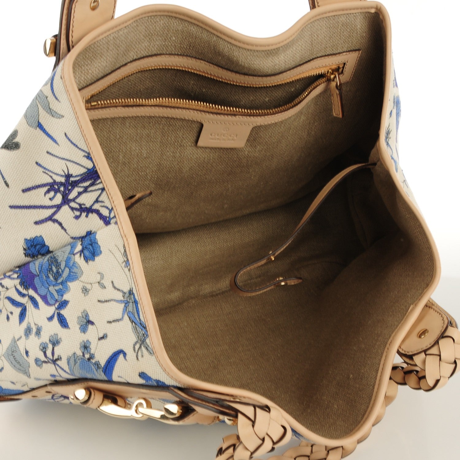 Gucci Canvas Flora Medium Pelham Shoulder Bag 5 of 7