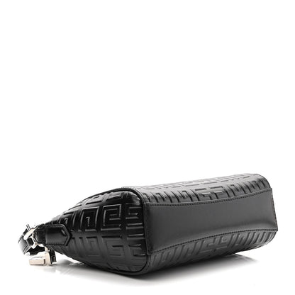 Givenchy Calfskin Logo Embossed XS Antigona 4G Black 4 of 9