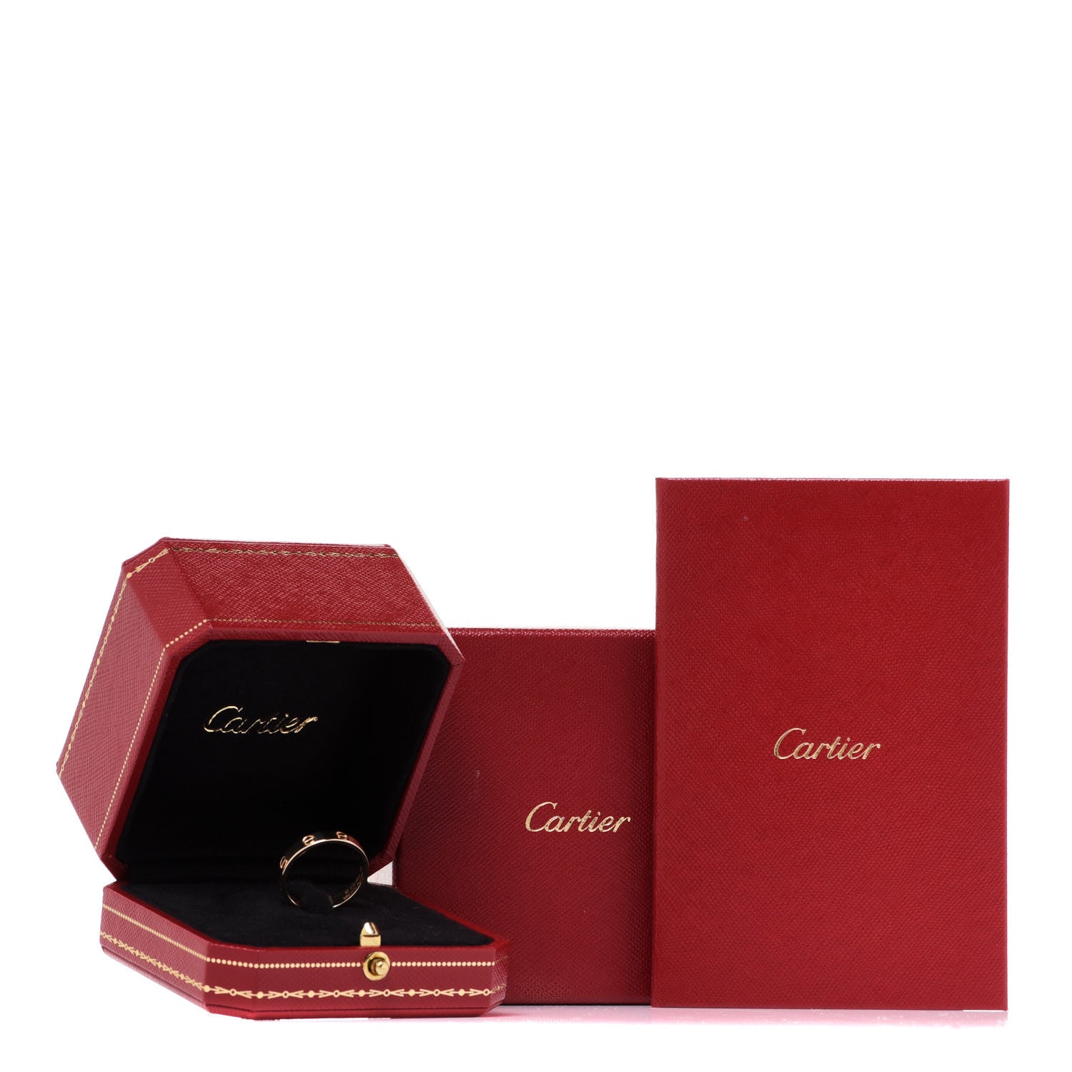 Cartier 18K Yellow Gold 3.5mm LOVE Wedding Band Ring 58 8.25 5 of 5