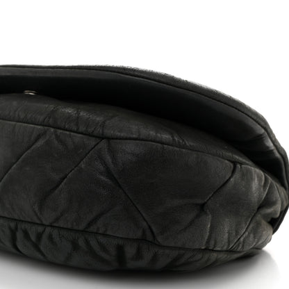 Chanel Iridescent Calfskin Glint Flap Black 10 of 13