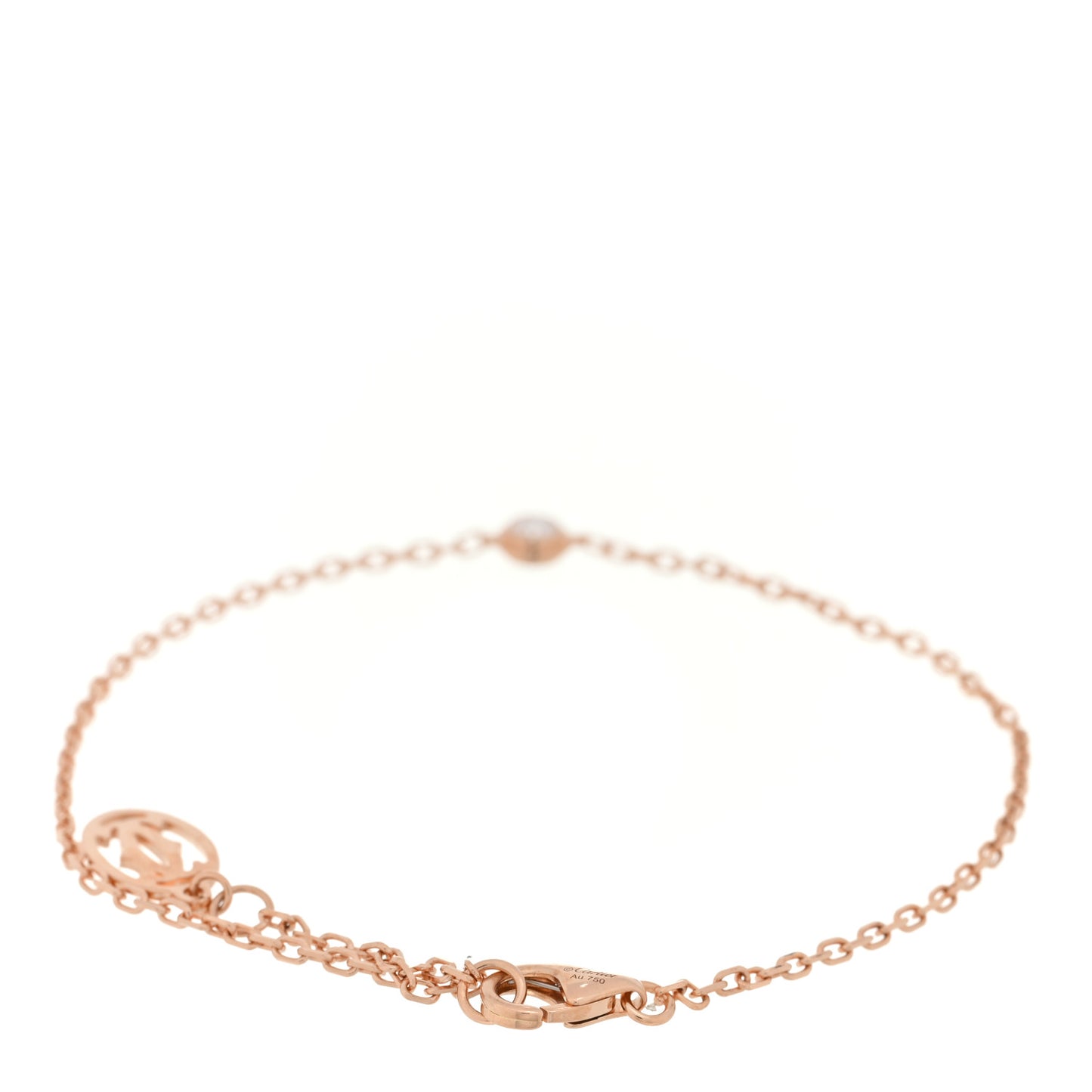 18K Pink Gold Diamond SM D'Amour Bracelet