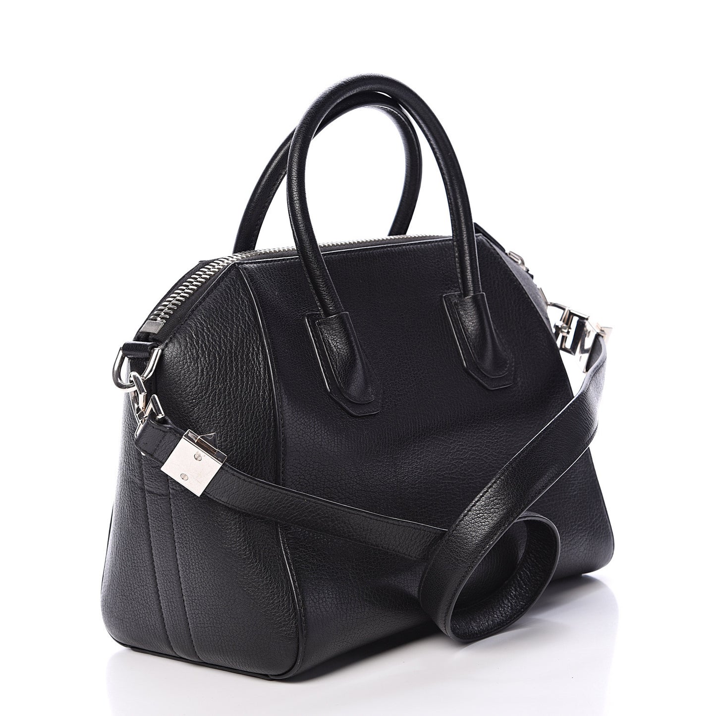 Sugar Goatskin Small Antigona Black