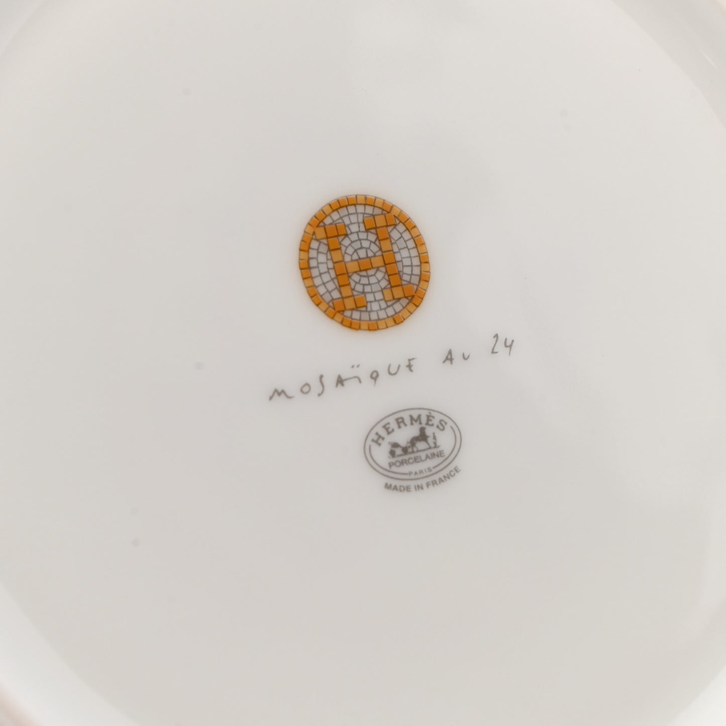 Porcelain Mosaique au 24 Dessert Plate Set of 2