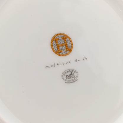 Hermes Porcelain Mosaique au 24 Dessert Plate Set of 2 5 of 7