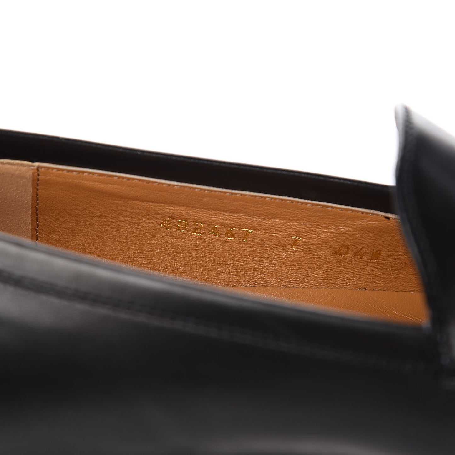 Calfskin Horsebit Mens Jordaan Loafers 7 Black