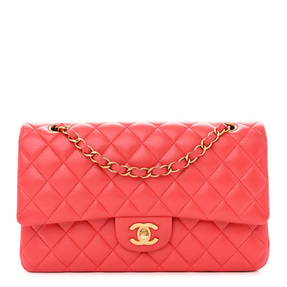 Chanel Lambskin Quilted Medium Double Flap Red 1 of 12
