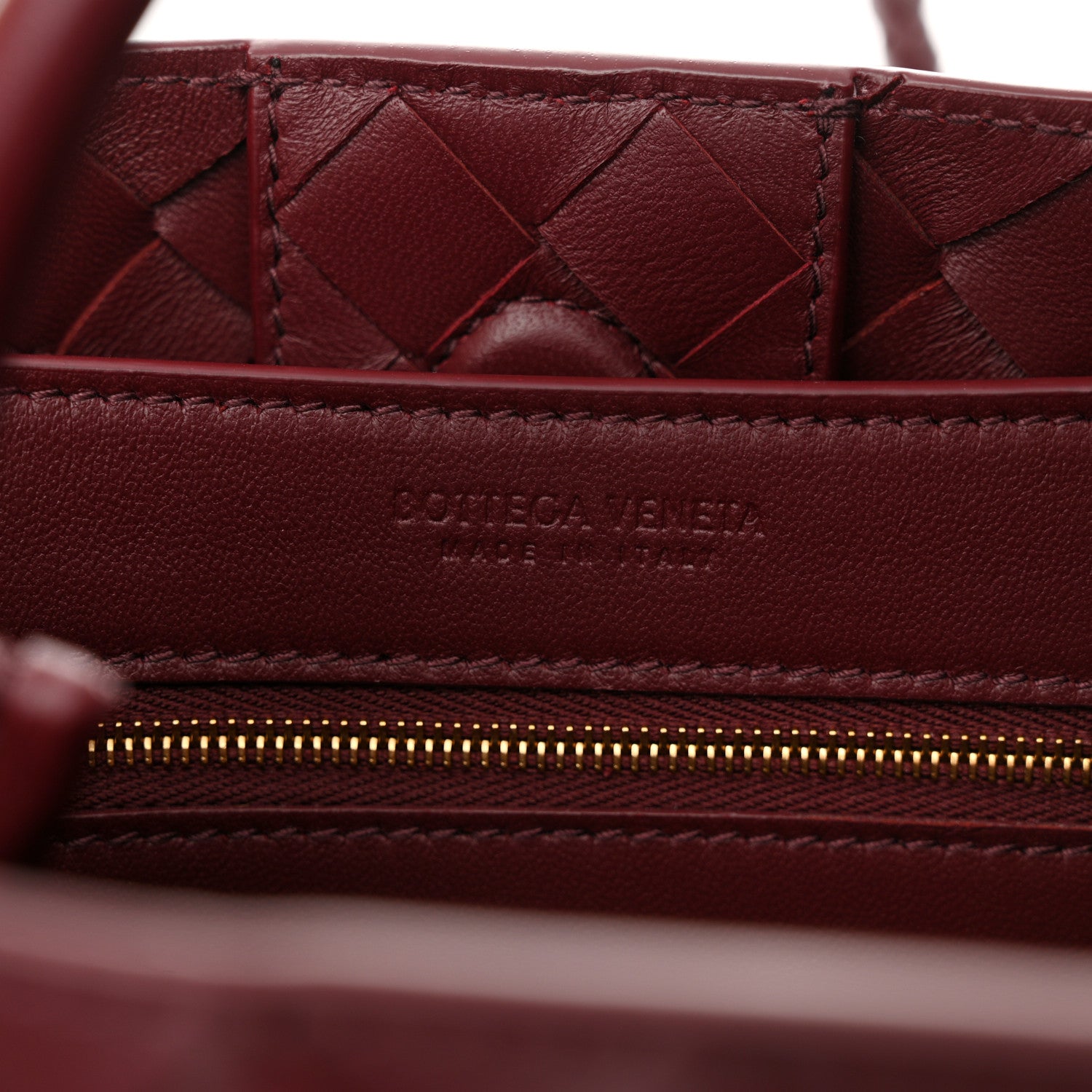Bottega Veneta Nappa Intrecciato Small Andiamo Shoulder Bag Barolo 7 of 10