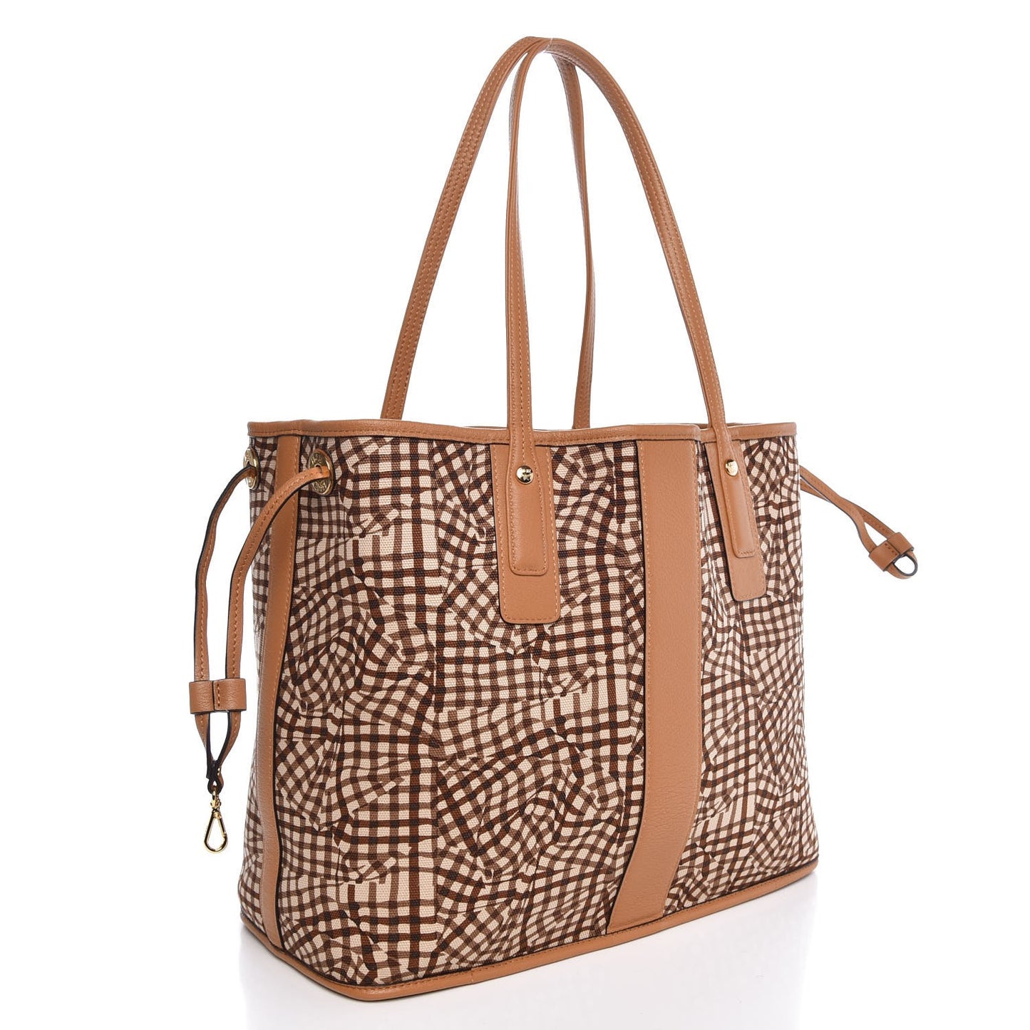 Visetos Medium Liz Reversible Shopper Tote Cognac