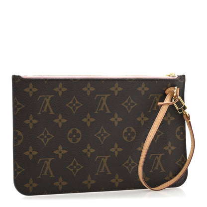 Louis Vuitton Monogram Neverfull MM GM Pochette Rose Ballerine 3 of 7