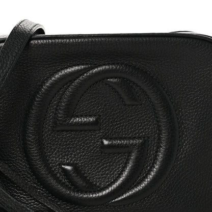 Gucci Pebbled Calfskin Small Soho Disco Bag Black 8 of 10